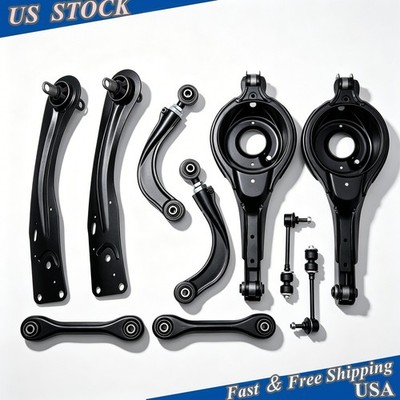 10Pcs For Ford Escape Lincoln MKC AWD Rear Control Arms Sway Bar Links Bushings