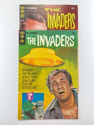 The Invaders #1 and #2 Set Gold Key (1967)