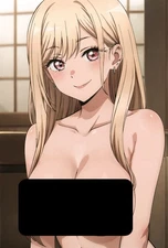 My Dress Up Darling Marin Kitagawa full artwork waifu anime print #42