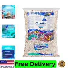 Arag-Alive Fiji Pink Sand - 20 lbs Natural Aragonite Substrate for Marine ...
