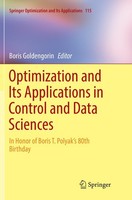 Boris Go*Dengorin | Optimization And Its Applications In Control And Data...