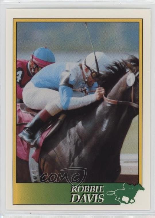 1993 Horse Star Jockey Star Cards Robbie Davis #31 0c4