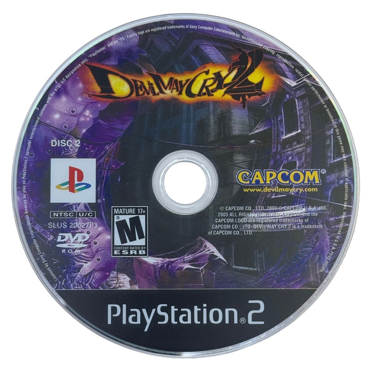 Devil May Cry 2 II Playstation 2 PS2 Complete 2 Disc Set Capcom