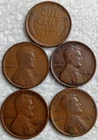 VG/Better 1909VDB 1909 +1910+1911+1912--5 Wheat Cents-Fil-A-Spot-SEE DESC Lot 81
