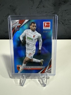 Topps Chrome Bundesliga Alexis Claude-Maurice /150 FC Augsburg RC