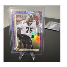 Topps Chrome Taliese Fuaga New Orleans Saints Purple Refractor #219 Football/75 