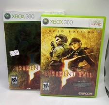 Resident Evil 5 Gold Edition Xbox 360 With Rare Slipcover - Tested