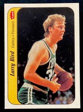 1986-87 Fleer Sticker Set-Break #  2 Larry Bird NR-MINT (NO WAX STAIN)