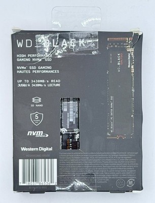 内蔵型SSD m.2SSD Western Digital SN750 500GB WESTERN DIGITAL WD BLACK 500GB M.2 NVME SSD (SN750) - OB | eBay