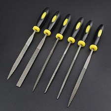 Jeu 6 Mini Limes de Precision Acier Metal Bois Modelisme Rape Aiguille 3x140mm