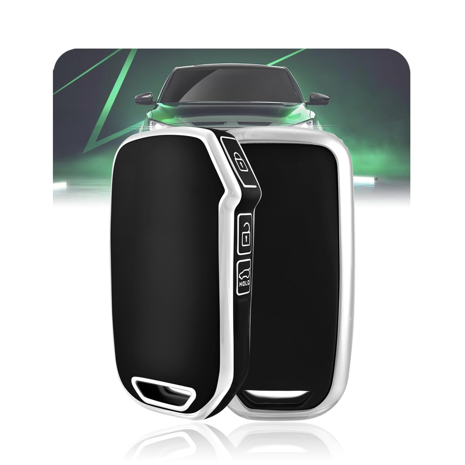 Étui Cle Voiture Kia Anti-Choc en Silicone - Cache Clés Protecteur Haute Sensibilité