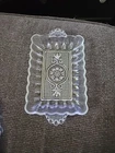 Vintage Anchor Hocking #156 Rectangle Glass Relish Dish 1950s 7x5 Beaded Handles
