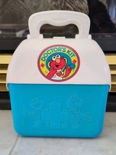 Vintage 1996 Tyco Sesame Street Doctor's Kit W/ 5 Instruments