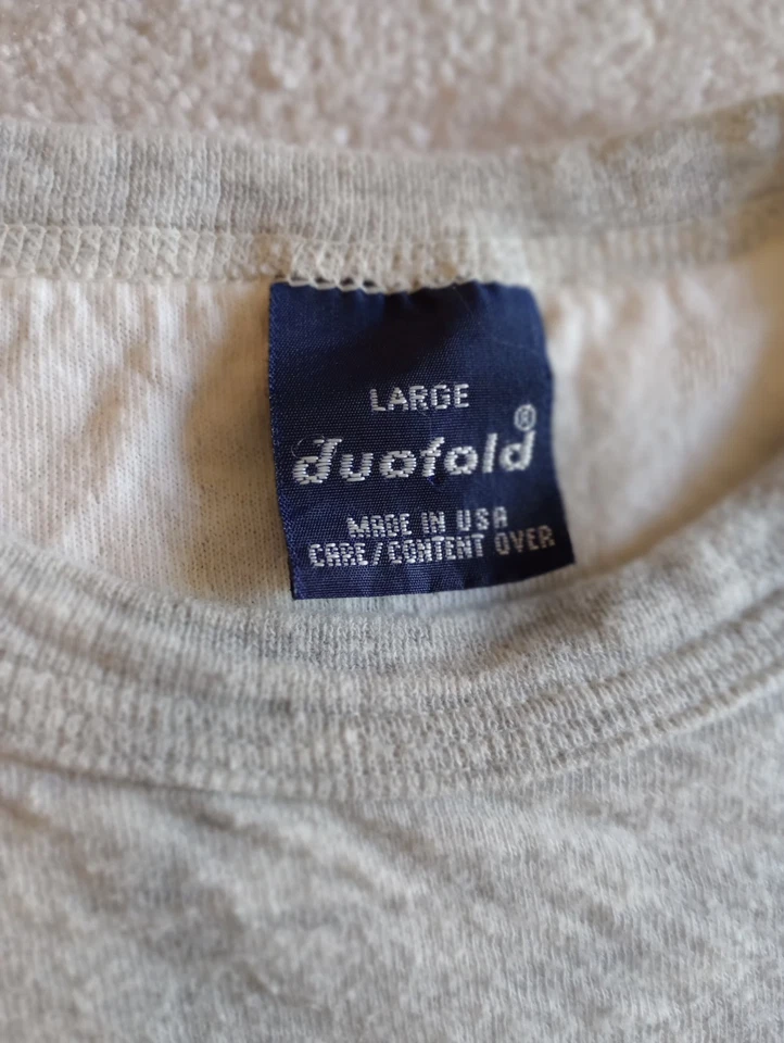 Camisa de capa térmica de doble capa DUOFOLD vintage de algodón para invierno talla L (#2)  Foto 2 de 4