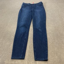 Spanx Jeans Womens Medium Dark Wash Pull On Denim Jeggings Skinny Stretch Pants