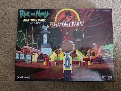 Cryptozoic Rick and Morty Anatomy Park Board Game 2-4 Players Ages 18+