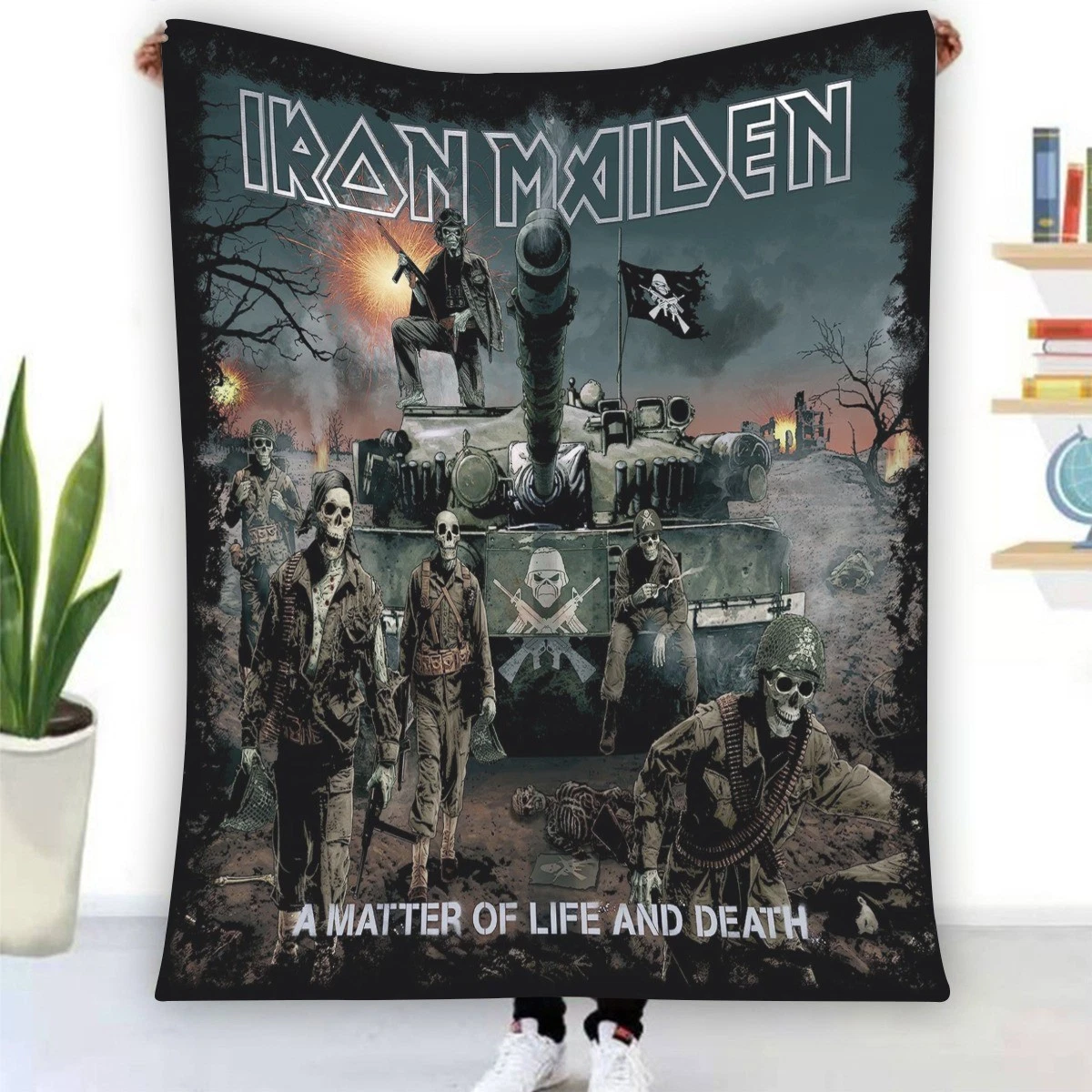 Iron Maiden Fleece Blanket