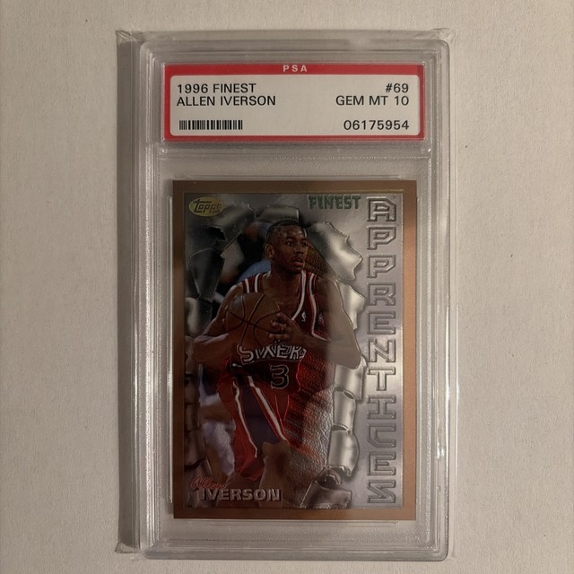 Allen Iverson 1996 Topps Finest Apprentice