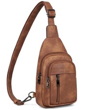 Sling Bag for Women - Crossbody Bags Fanny Pack with Vegan Leather - Adjustab...