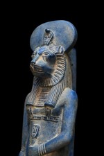 RARE ANCIENT EGYPTIAN ANTIQUE Statue Large Of Goddess Sekhmet Lion Pharaonic BC