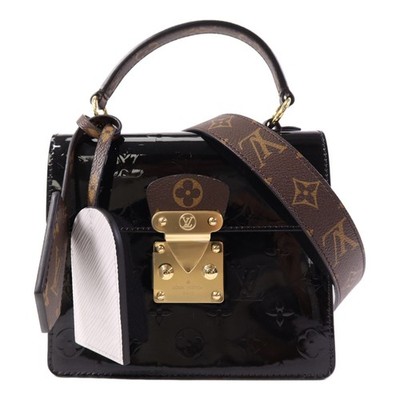 LOUIS VUITTON LV GHW Spring Street 2 Way Shoulder Bag M90375 Monogram/Epi/Vernis