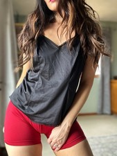 Vintage Vanity Fair Black Women  s 100 Nylon Lace Camisole 38