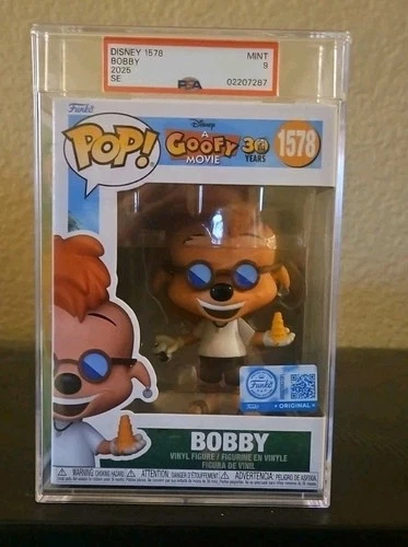 Bobby "A Goofy Movie" Disney 1578 Funko Pop! Special Edition PSA 9 MINT