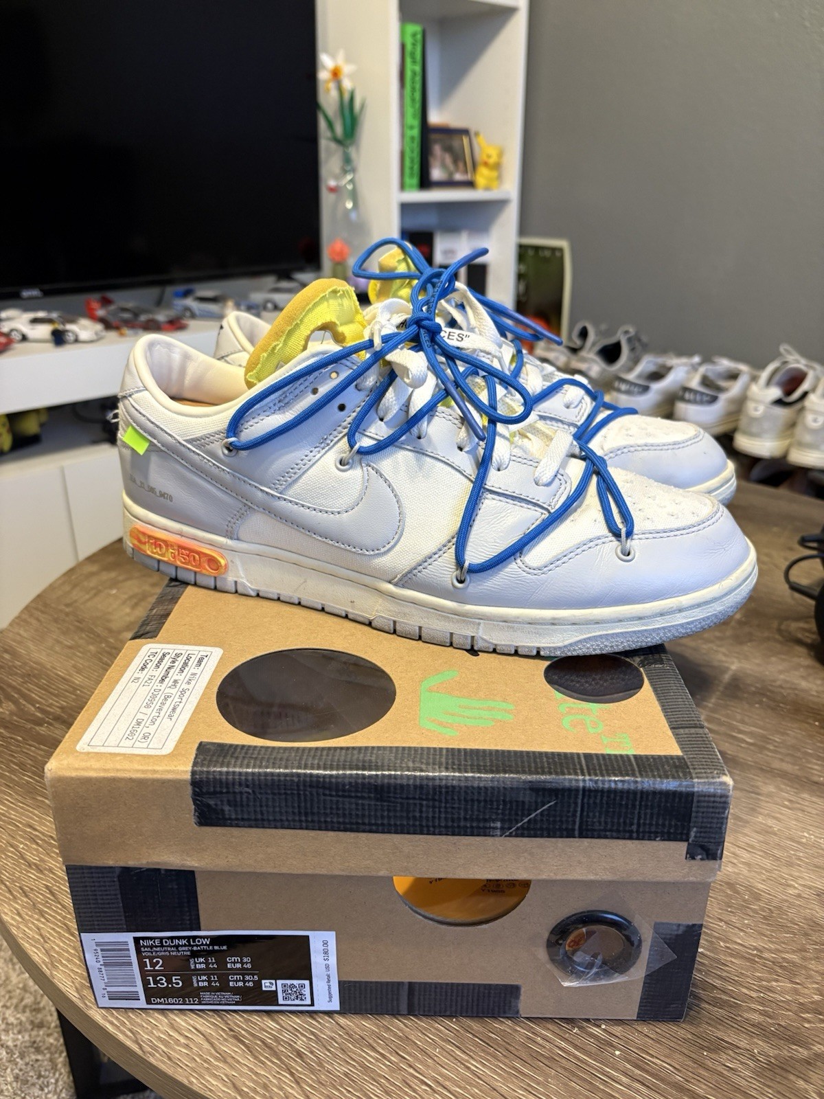 OFF WHITE X NIKE NIKE X OFF WHITE Dunk Low lotto 10 taglia 12