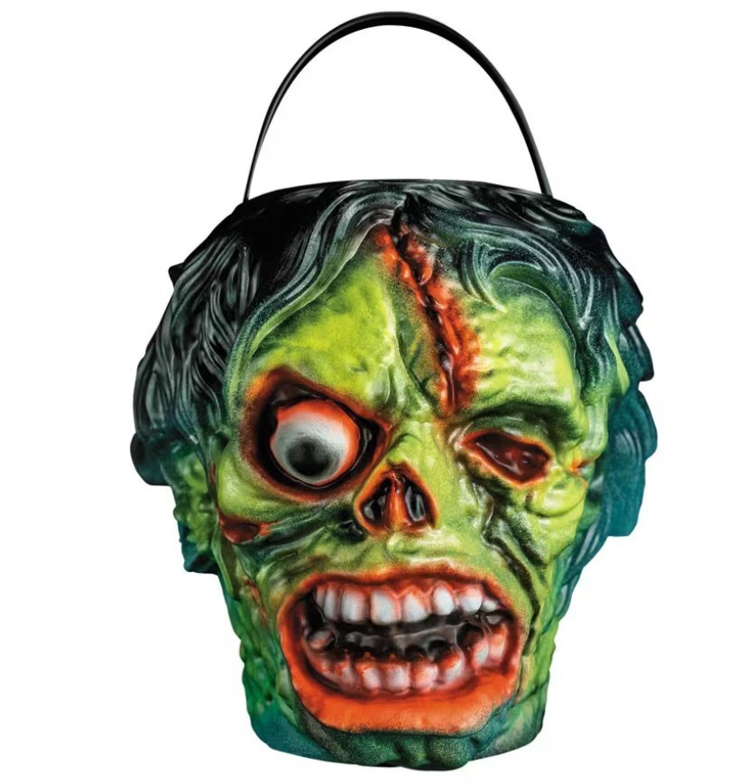 Chamber of Horrors Shock Monster Candy Bucket 9" Halloween Trick or Treat