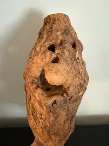 VINTAGE NATURAL WOOD BURL SCULPTURE - ORGANIC WOOD FORMATION OLD MAN OF THE TREE