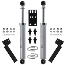 Dual Steering Stabilizer for Ford F250/F350 Super Duty 99-04 Lifted 2"-8"