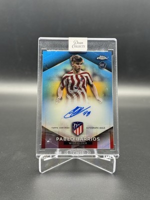 Topps Chrome Atlético Madrid 22/23 - Pablo Barrios - /20 RC - On card autograph