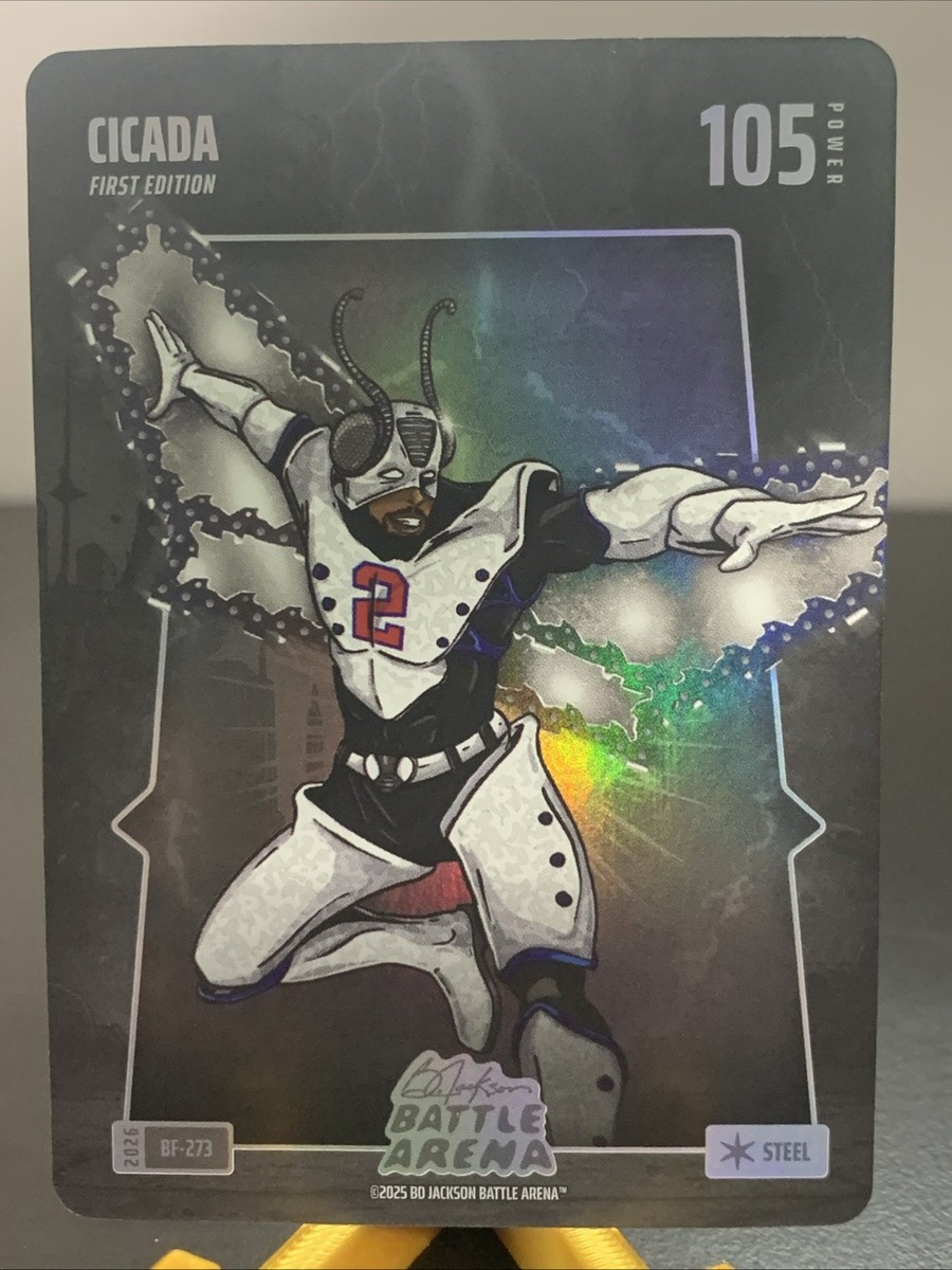 2026 Bo Jackson Battle Arena #BF-273 `CICADA` Cade Cunningham steel Battlefoil