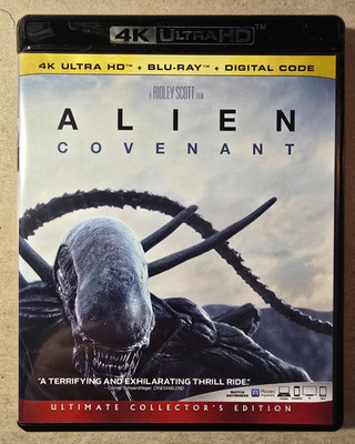 Alien & Alien Covenant (1979-2017 2xBlu-ray) Blu-ray With 4k Box & Art (1 case)