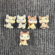 Hasbro LPS Littlest Pet Shop Lot Husky Dogs Puppies 68 69 70 341 358