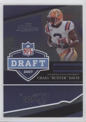 2007 Playoff Prestige NFL Draft Foil 55/100 Craig Davis Buster Rookie RC 0q3