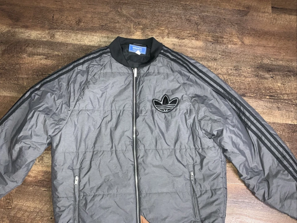 Adidas Originals Vintage Rare Puffer Serrated Jacket Coat Skateboard Large - Image 2 of 4