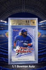 Vladimir Guerrero Jr 2020 Bowman Transcendent Auto 1/1 BGS 9.5 GEM 🔥