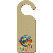 'Lizard Dreamcatcher' 200mm x 72mm Door Hanger / Sign (DH00041813)