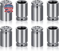 8 Pcs Bullet Valve Stem Caps Aluminum Alloy Tire Valve Stem Caps Dustproof Tire