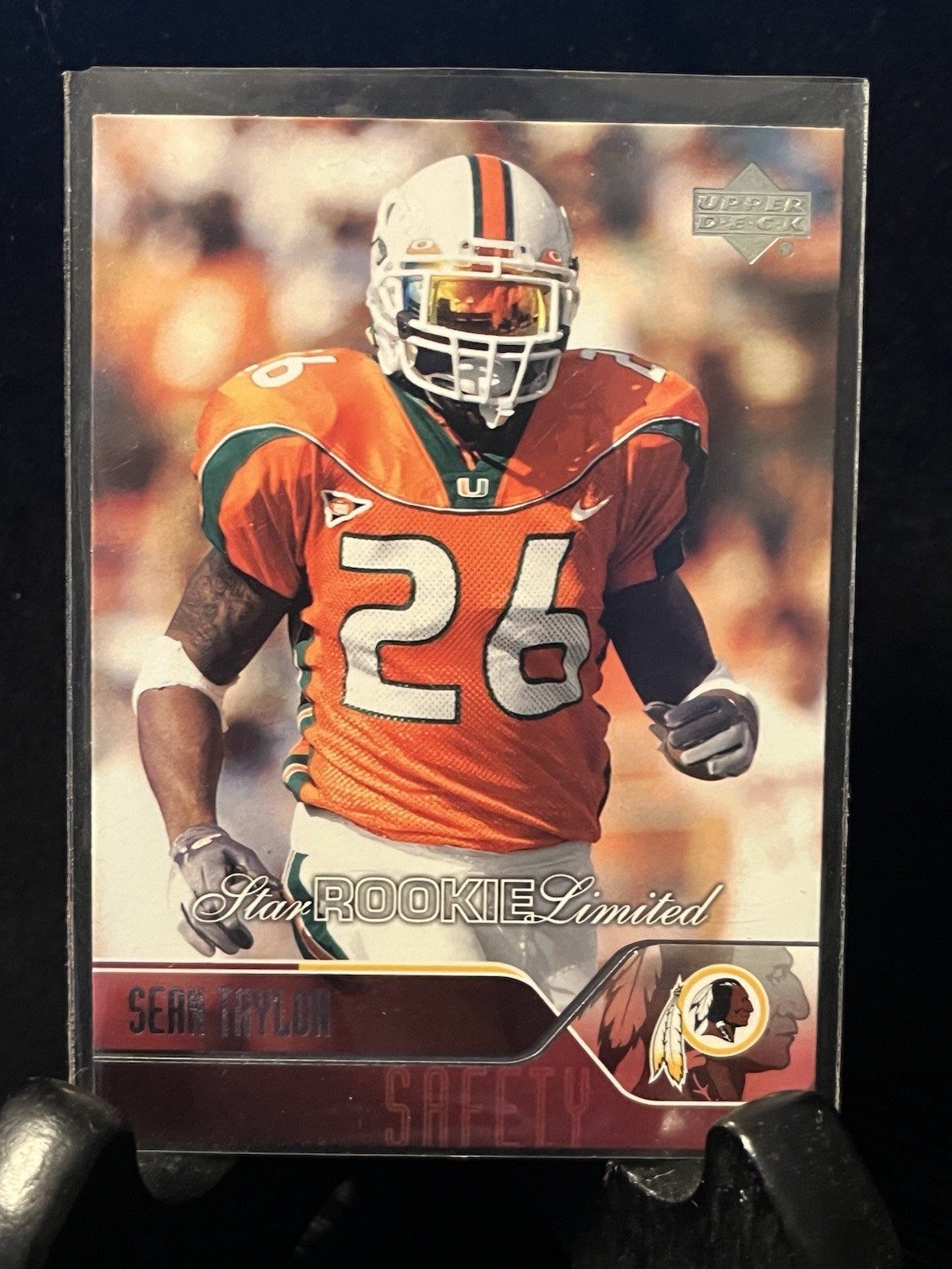 Sean Taylor Rookie LIMITED 2004 Upper Deck #214 Miami Univ Redskins