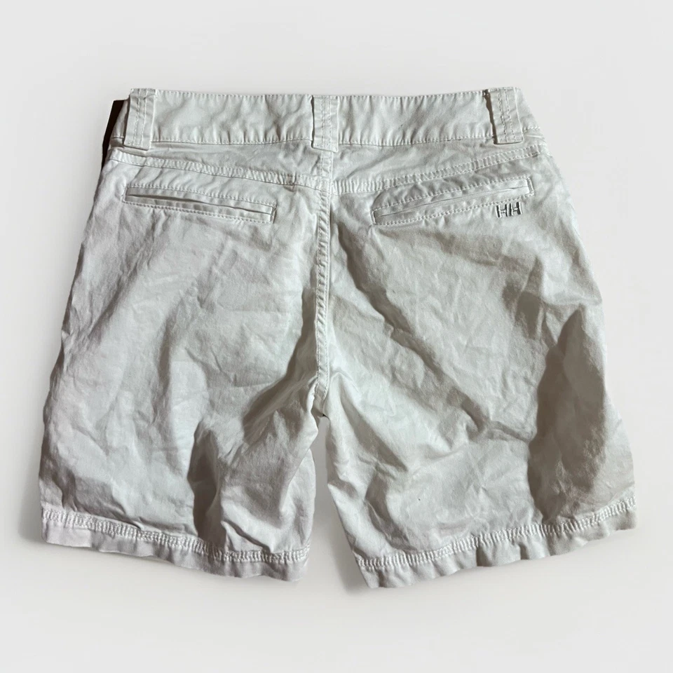 Pantalones Cortos Helly Hansen Nylon Para Mujer Talla 26 Blanco Bolsillos Logo Exterior Playa Surf Foto 2 de 4