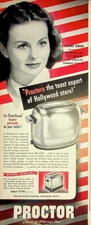 Original 1950 Vintage print Ad: Proctor's the Toast expert #Collectives