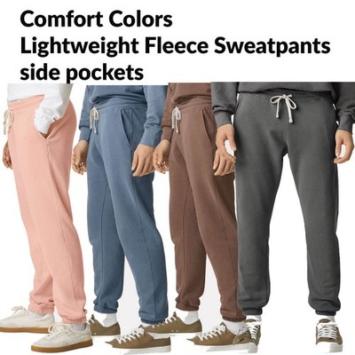 Comfort Colors Unisex Garment-Dyed Lightweight Fleece Sweatpants - 1469, Pocket