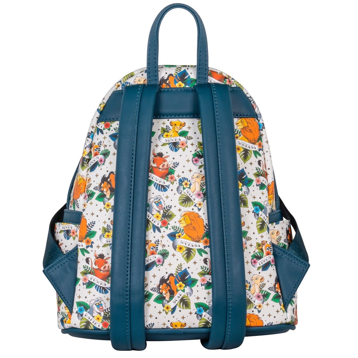NWT Loungefly Lion King AOP Tattoo Floral Mini Backpack Loungefly Disney The Lion King Tattoo AOP | Mercari main image 4