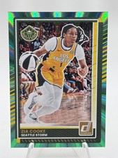 2025 Panini Donruss WNBA #69 Zia Cooke Green Holo /125
