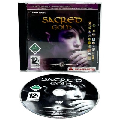 Sacred Gold PC DVD-ROM gereinigte Hülle ohne Handbuch Deutsch