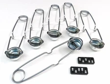 Spark Lighter with FLINTS Ignitor Sparker for Torch - 6 Strikers & 10 FLINTS (E1