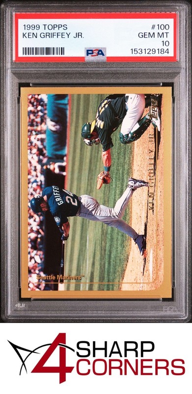 1999 TOPPS #100 KEN GRIFFEY JR. MARINERS HOF PSA 10