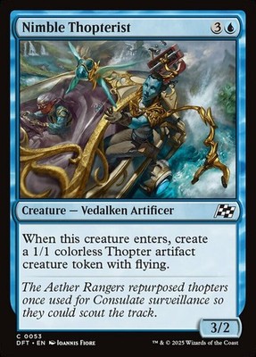 Nimble Thopterist~0053~NM~(DFT) - Aetherdrift~MTG